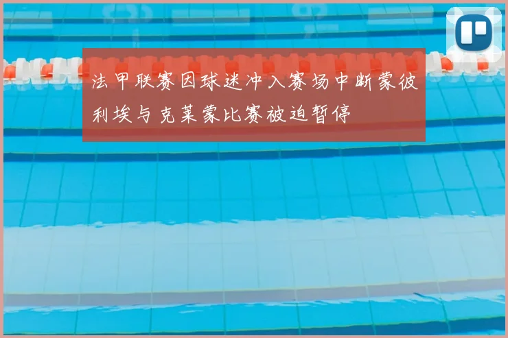 法甲联赛因球迷冲入赛场中断蒙彼利埃与克莱蒙比赛被迫暂停