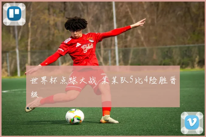 世界杯点球大战 某某队5比4险胜晋级